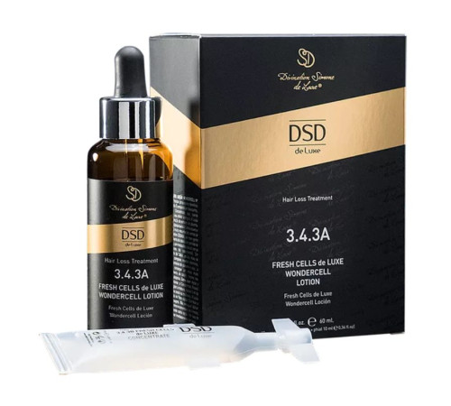 Лосьон DSD De Luxe 3.4.3А Fresh Cells Wondercell Lotion для стимуляції росту волосся 50 мл + 10 мл