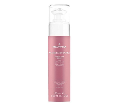 Живильний еліксир Medavita Nutrisubstance Shining Hair Serum для блиску і відновлення сухого волосся 50 мл