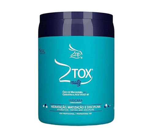 Ботокс Zap ZTox Matiz Oleo De Macadamia з тонуючим ефектом для освітленого волосся, 950 г (заводська)