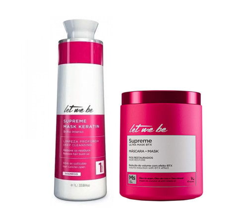 Набір ботоксу для волосся Let me be Supreme Ultra Mask BTX, 100/200 г (розлив)
