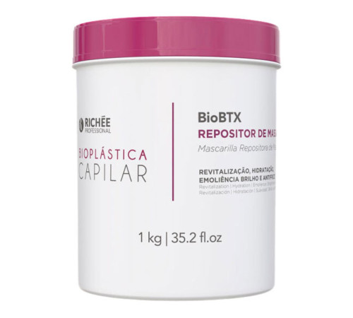 Ботокс для волосся Richee Bioplastica BioBTx Repositor de Massa, 500 г (розлив)