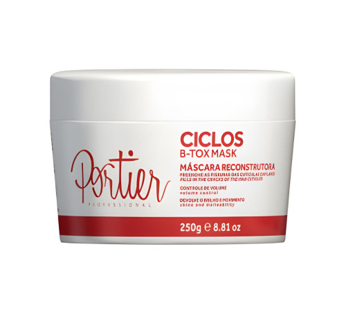 Ботокс для волосся Portier Ciclos B-TOX Mask, 250 мл (заводська)