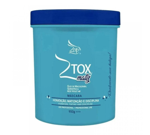 Ботокс Zap ZTox Matiz Oleo De Macadamia з тонуючим ефектом для освітленого волосся, 500 г (розлив)