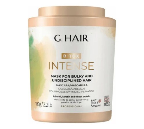 Холодний ботокс Inoar G.HAIR B-tox Intense, 100 г (розлив)
