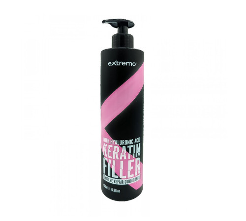 Кондиціонер для відновлення волосся Extremo Keratin Filler Repair Conditioner з кератином (EX431), 500 мл (заводська)