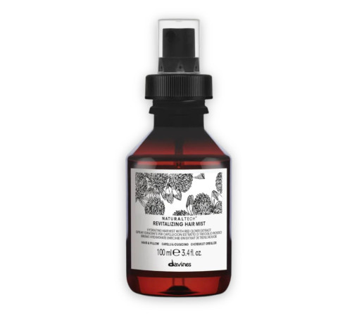 Відновлювальний спрей Davines Naturaltech Revitalizing Hair Mist для зволоження сухого волосся, 100 мл