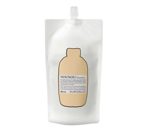 Шампунь Davines NOUNOU Shampoo живильний для ущільнення волосся, 500 мл (рефіл)