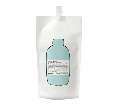 Шампунь Davines Minu Essential Haircare Shampoo для фарбованого волосся, 500 мл (рефіл)