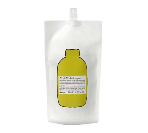 Зволожуючий шампунь Davines Momo Moisturizing Shampoo для сухого волосся, 500 мл (рефіл)