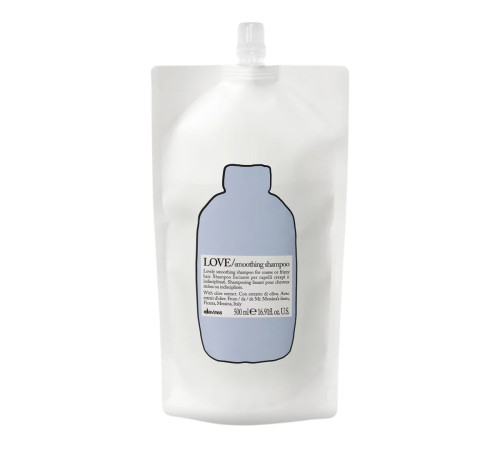 Шампунь Davines Love Lovely Smoothing Shampoo розгладжуючий, 500 мл (рефіл)