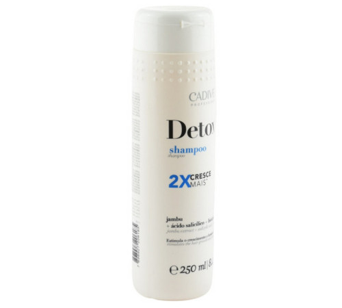 Глубокоочищающий шампунь Cadiveu Detox Shampoo для склонных к жирности волос, 250 мл
