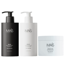 Набір Mais Revive Hair Treatment TRIO шампунь, кондиціонер і маска для відновлення пошкодженого волосся 2х300+250 мл