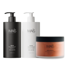 Набір Mais Revive Hair Treatment TRIO шампунь, кондиціонер і маска для відновлення пошкодженого волосся 2х300+250 мл