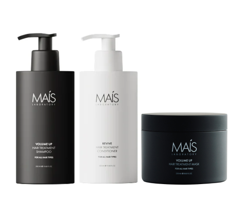 Набір Mais Volume UP Hair Treatment TRIO шампунь, кондиціонер і маска для об'єму тонкого волосся 2х300+250 мл