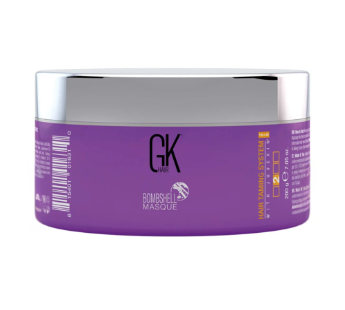 Маска с блонд оттенком для окрашенных волос GKhair (Global Keratin) Ultra Blonde Bombshell Маsque 200 г