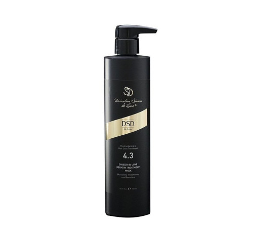 Відновлювальна маска з кератином DSD 4.3 Dixidox DeLuxe Keratin Treatment Маѕк для стимуляції росту волосся, 500 мл