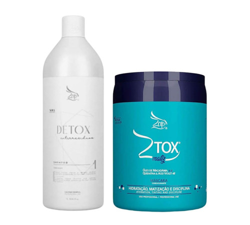 Набір ботоксу для волосся Zap Botox Matizador Bluetox, 100/200 г (розлив)
