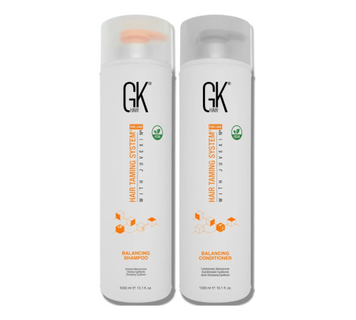 Набір GKhair Global Keratin Balancing балансуючі шампунь та кондиціонер, 2х1000 мл