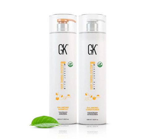 Набір GKhair Global Keratin Balancing балансуючі шампунь та кондиціонер, 2х1000 мл