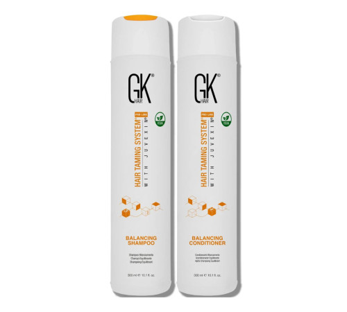 Набор GKhair Global Keratin Balancing балансирующие шампунь и кондиционер, 2х300 мл