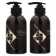 Набір "Рідкий Шовк" Hadat Liquid Silk DUO шампунь і кондиціонер для відновлення блиску та гладкості волосся 2х250 мл