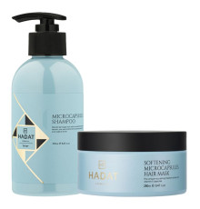 Набір Hadat Microcapsules DUO шампунь і маска для пошкодженого волося з мікрокапсулами 250/280 мл
