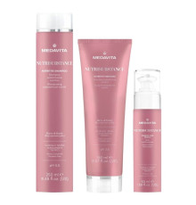 Набір Medavita Nutrisubstance TRIO-2 шампунь, маска, еліксир для живлення та зволоження сухого волосся 250/150/50 мл