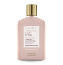 Кератиновий шампунь Alfaparf Milano Lisse Design Keratin Therapy Shampoo для блиску та шовковистості волосся, 250 мл