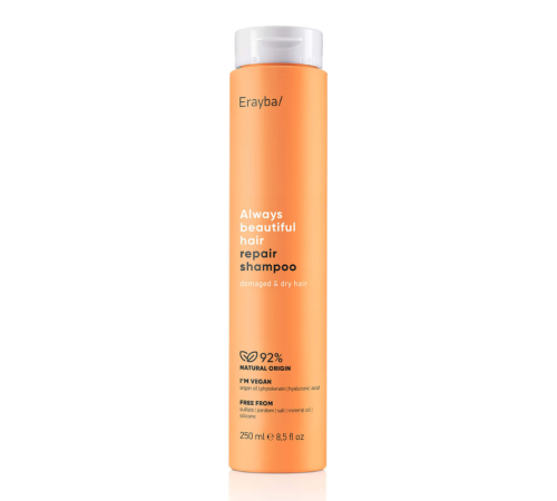 Відновлюючий шампунь Erayba ABH Repair Shampoo для пошкодженого та сухого волосся 250 мл