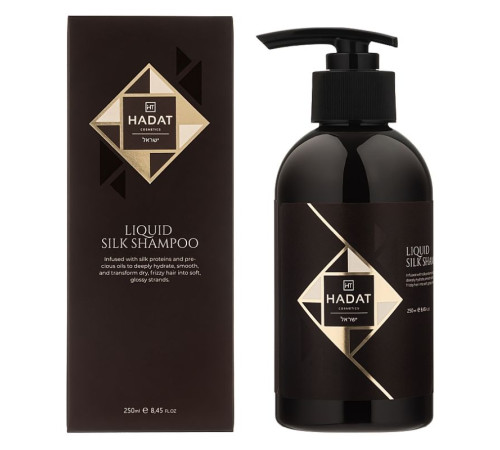 Шампунь Hadat Liquid Silk Shampoo для відновлнення блиску та гладкості волосся "Рідкий Шовк" 250 мл