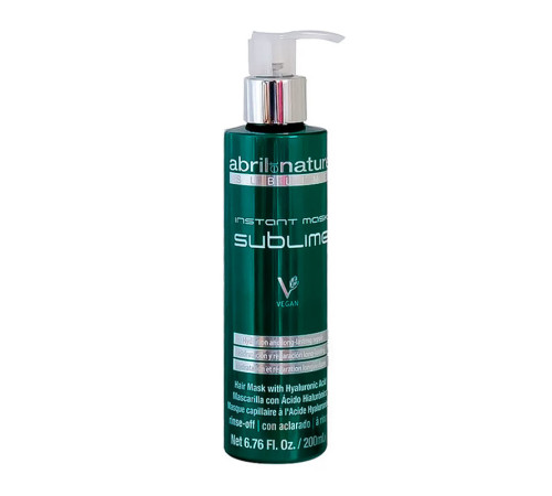 Маска Abril et Nature Sublime Hyaluronic Instant Mask для интенсивного восстановления волос, 200 мл
