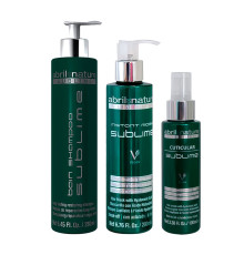 Набір Abril Et Nature Sublime Hyaluronic TRIO шампунь, маска і сироватка для пошкодженого волосся, 250/200/100 мл