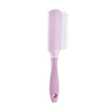Масажна щітка Fashion Candy Comb для укладання волосся пласка бузкова