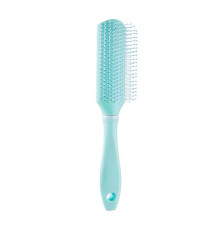 Масажна щітка Fashion Candy Comb для укладання волосся пласка блакитна