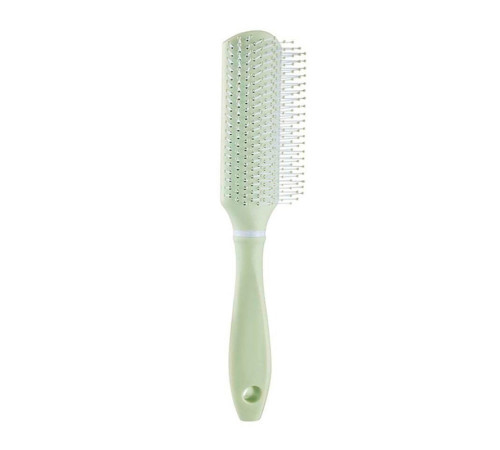 Масажна щітка Fashion Candy Comb для укладання волосся пласка салатова