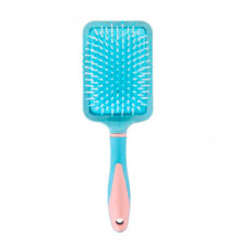 Масажна щітка Fashion Candy Massage Comb для укладання волосся прямокутна блакитна