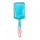 Массажная щетка Fashion Candy Massage Comb для укладки волос прямоугольная голубая