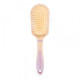 Массажная щетка Fashion Candy Massage Comb для укладки волос овал желтая