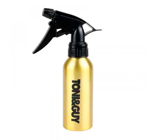 Пульверизатор Tony&Guy Spray Bottle распылитель для воды парикмахерский алюминиевый 175 мл золотой