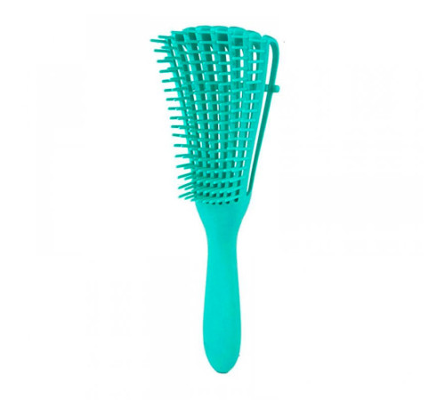 Гребінець з регулюванням щетини для кучерявого волосся Flexi Detangling Brush зелений