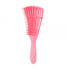 Гребінець з регулюванням щетини для кучерявого волосся Flexi Detangling Brush рожевий