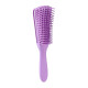 Гребінець з регулюванням щетини для кучерявого волосся Flexi Detangling Brush лиловий