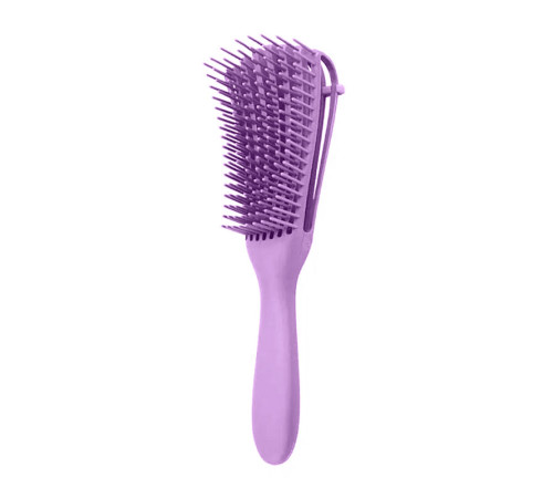 Гребінець з регулюванням щетини для кучерявого волосся Flexi Detangling Brush лиловий