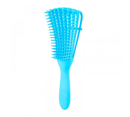 Гребінець з регулюванням щетини для кучерявого волосся Flexi Detangling Brush блакитний
