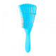 Гребінець з регулюванням щетини для кучерявого волосся Flexi Detangling Brush блакитний