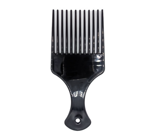 Гребінь Professional Afro Hair Picker пластиковий термостійкий чорний 168 мм 75539