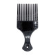 Гребінь Professional Afro Hair Picker пластиковий термостійкий чорний 168 мм 75539