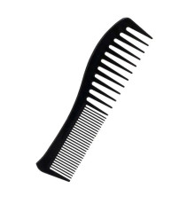 Гребінь для стрижки та укладання волосся Professional Hair Comb ABS двосторонній антистатичний термостійкий 19х5 см чорний