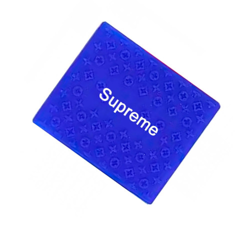 Гумка проти ковзання на машинку для стрижки Supreme розмір L 75х49 мм синя