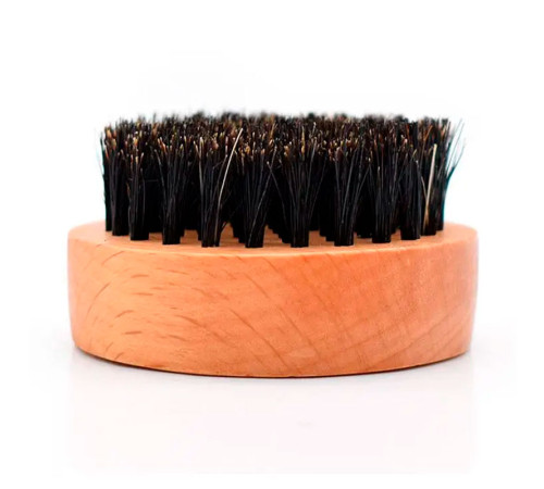 Щітка для фейда, бороди Barber Beard Brush для барбера, перукаря кругла 5,5 см